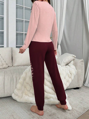 Pyjama Femme Long Pantalon + Chemisier Weekend en Coton | CozyCloud