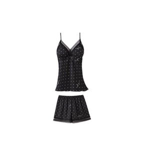 Pyjama Femme Ensemble Peignoir + Chemise de Nuit + Nuisette + Shorts + Pantalon Vêtements de Nuit en Soie | CozyCloud