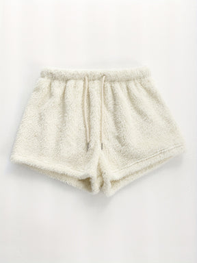 Pyjama Femme Court Shorts en Peluche Coloré en 100% Coton | CozyCloud